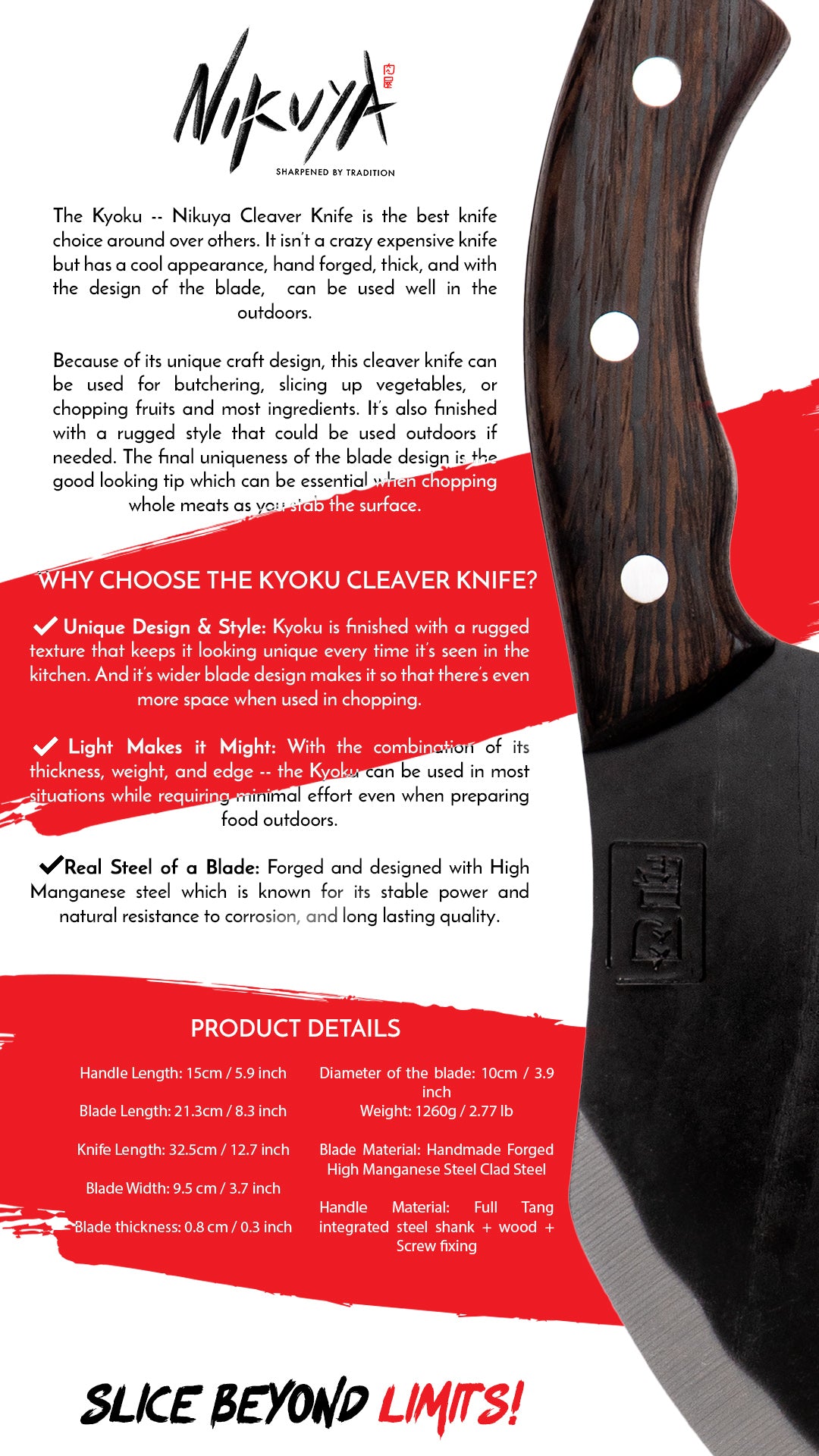 Shop Kyoku Japanese Cleaver Knives